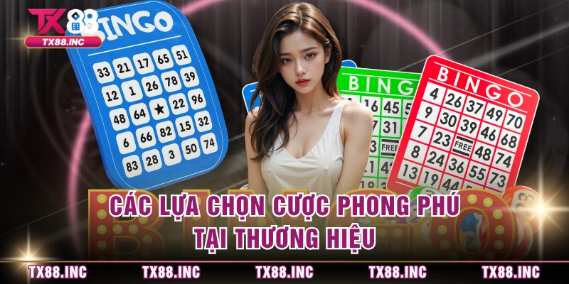 Các lựa chọn cược phong phú tại thương hiệu 